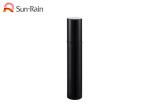 Black Airless Pump Bottle Slim Aluminum Cosmetic Packaging 15ml 30ml 50ml