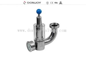 Wholesale 316L Pressure Safety Valve With Pressure Guage exhaust valve with glass window from china suppliers