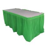Polyester Banquet Table Skirts , Wedding / Engagement Party Decorations