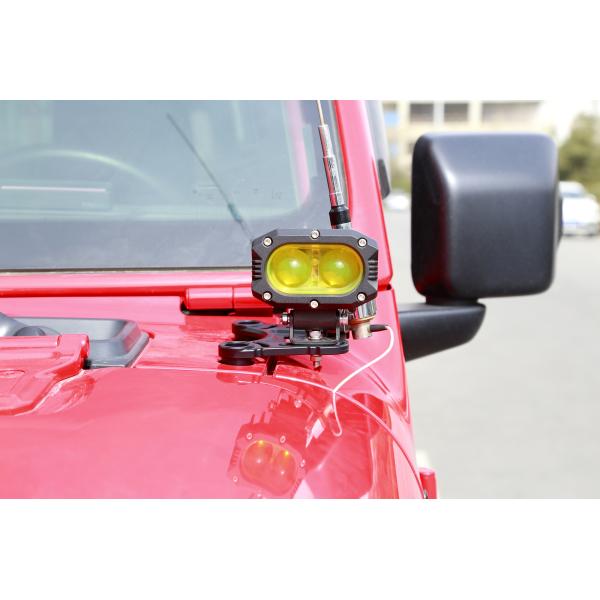 Quick and Hassle-Free Installation of A-Pillar Windshield Hood Mount Bracket for Jeep