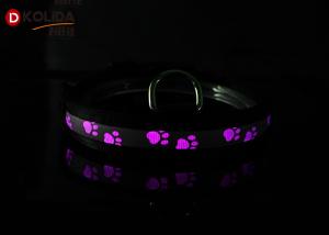 Wholesale Flashing Luminous LED Dog Safety Collar , Safety Light Up USB Lighted Dog Collars from china suppliers
