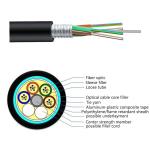 SM/MM/OM3 Direct Burial Fiber Optic Cable Double Sheath Direct Buried Cable