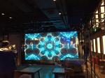 Indoor Transparent 500x1000mm wifi retail glass window P7.81 transparent glass