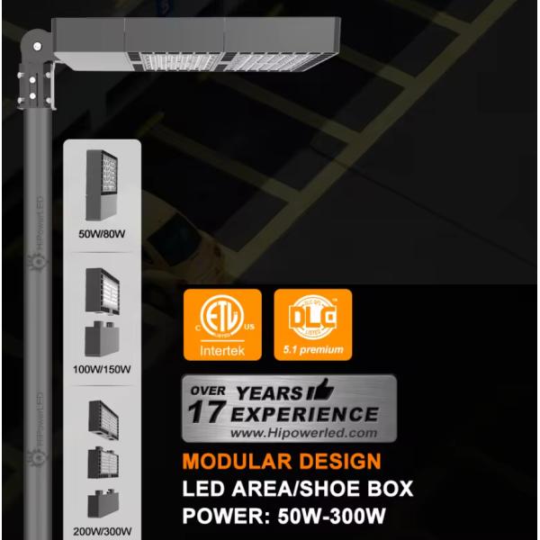 High Lumen 200W Led Area Light LED Parking Lot Light LED Module Assembly Shoe Box Shape Street Light