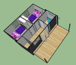 Wholesale Anti Deformation Luxury Container House With Prefabricated Homes Container from china suppliers