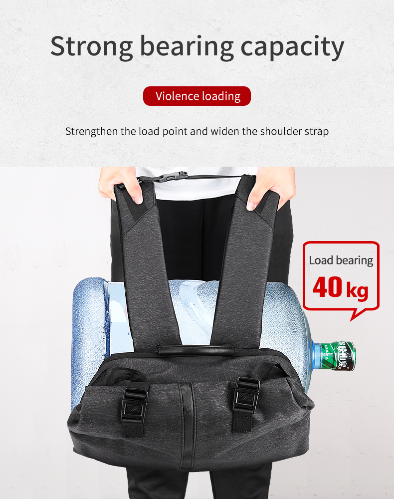 Factory new OEM custom men outdoor anti theft waterproof fashion business 15.6 inch laptop backpack for men