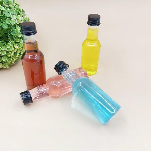 Recommend 50ml PET Plastic Bottle Juice Natural Juices Logo On Bottles Custom
