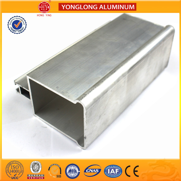 OEM Aluminium Industrial Profile Anodized Aluminium Tube For Square Tube Connector