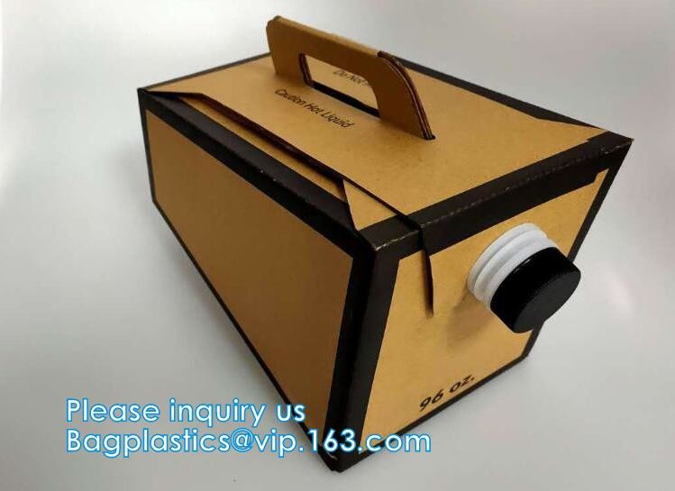 96OZ/128Oz/160OZ/260OZ disposable Coffee bag in box with valve coffee box dispenser 2L/3L/5L hot coffee dispenser