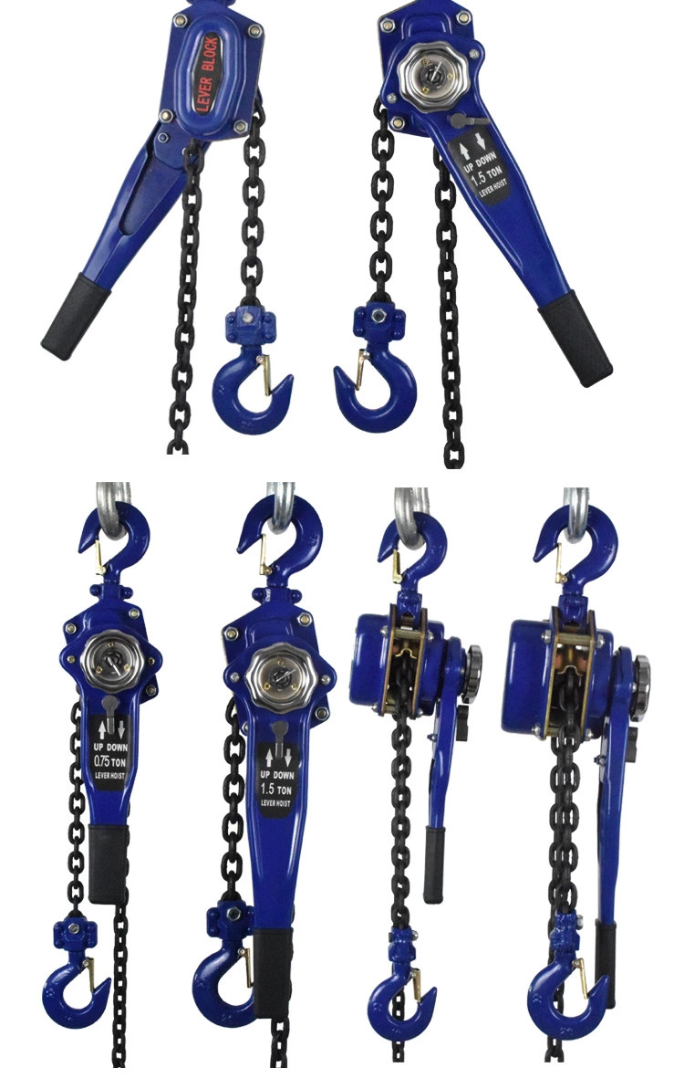 Forged Hook Hand Operated G80 9t Manual Lever Hoist