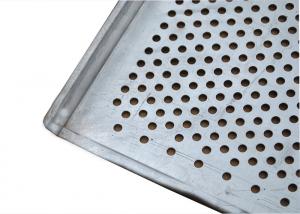 China Flat And Perforated Aluminium Baking Tray With Raised Edges 20mm Tray Height on sale