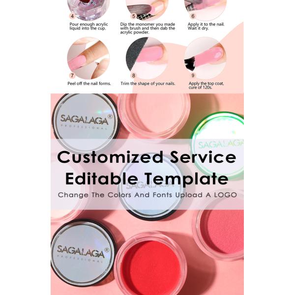 Colored Nail Powder for Acrylic Nails No Lamp Needed Hundreds of Colors to Choose From MSDS Certified Private Label in the