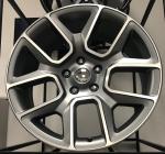 RAM Limited Grey Machine Wheels Rims 22" Dodge 5 Lug 2WD 4WD