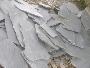 China Grey Slate Random Flagstone,Landscaping Stones,Flagstone Patio,Crazy Stone,Flagstone Wall on sale