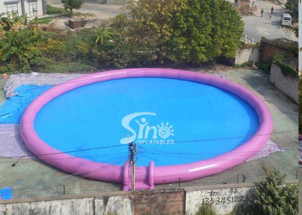 20m dia. outdoor giant inflatable water pool for kids N adults water park