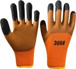 Terry Fleece Winter Work Gloves Palm Coated Insulated Work Gloves