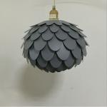Fish Skin Ball Pendant Light Shade D250mm Polypropylene OEM