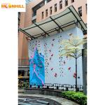 Anti UV EN12572 Outdoor Climbing Wall For Trampoline Park