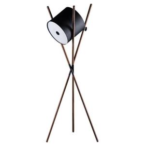 Wholesale Walnut Leather Living Room LED Floor Lamp Nordic Danish Style 58x173cm from china suppliers