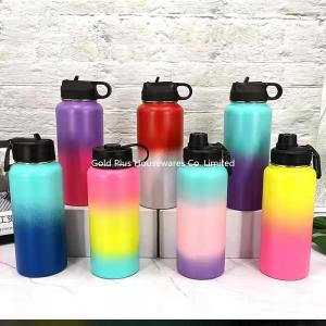 Wholesale Factory directly sell 22oz wide mouth double wall vacuum flask insulated stainless steel sports water bottle from china suppliers