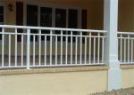 Anti Rust Building Railing , Aluminum Balcony Railing Custom Glass Color