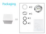 RoHs Resin Filled LED For Swimming Pool , Stainless Steel Underground Pool Light