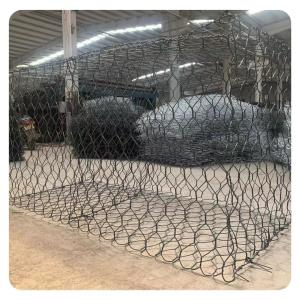 Wholesale 2.7mm Galvanized Wire Gabion Fence Baskets Double Twist from china suppliers
