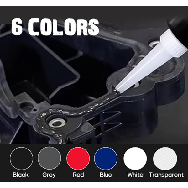 White Black Waterproof RTV Silicone Sealant For Electrical Component Engine Parts