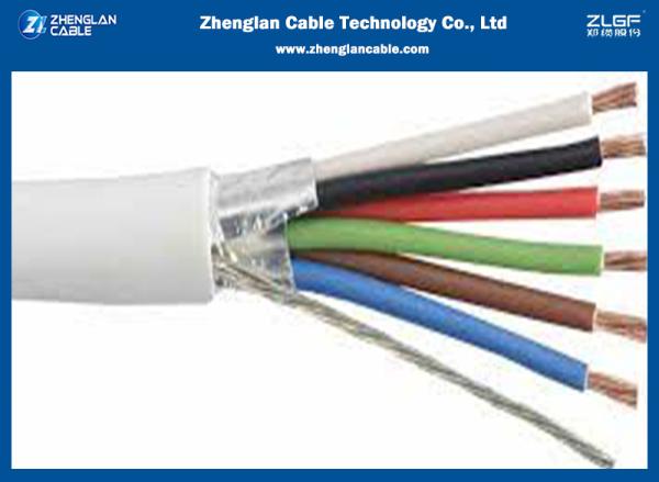 0.6/1KV CU/XLPE/PVC 7x1.5 Sqmm Shielded Control Cable Copper Wire Braid IEC60502