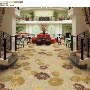 Wholesale Bedroom Nylon Polyester Carpet / Long Lasting Carpet Embroidered Design from china suppliers