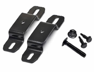 A two-piece bracket in type of SFB-2, a self-drilling screw, two bolts and a nut