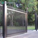 ISO 9001-2008 Spear Top Metal Fence Picket Low Tubular Steel Fence