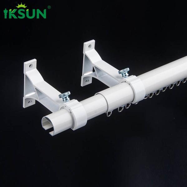 6063 T5 Aluminum Tension Rod Curtain Telescopic Extendable Rod 75" - 138"