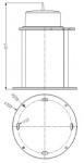 White Flashing Solar High Intensity Aviation Obstruction Light