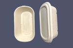 Wheat Straw Disposable Fast Degradable Light Packing Food Salad Paper Pulp Box