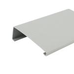 Decorative Plastic Profile Strip PVC Extrusion Grey