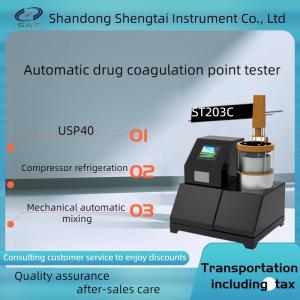 Wholesale ST203C Automatic Drug Coagulation Point Instrument Polyethylene Glycol Acetic Acid Coagulation Point Detection from china suppliers