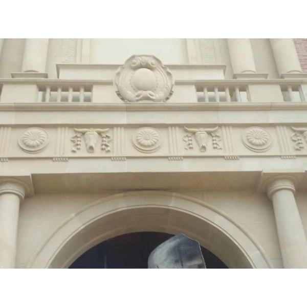 Outdoor Flooring 10mm 15mm Natural Sandstone Tiles Bulk Packaging Polished