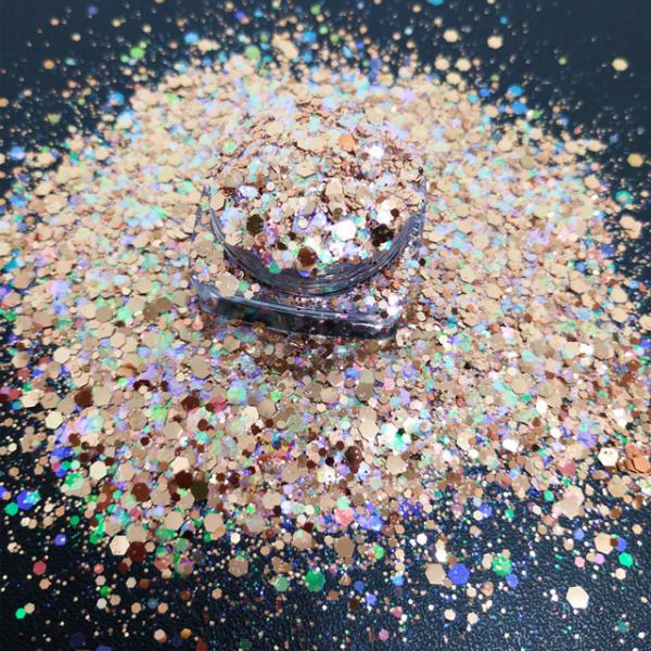 Indoor Christmas Decoration 3D Bronzing Glitter Bronze Glitter Art for Christmas