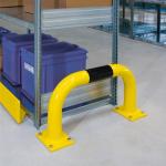 Black Bull Steel XL Collision Protection Guard - 600 x 1500mm - Yellow and Black