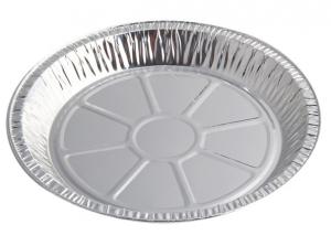 China Round Aluminium Foil Food Containers , Disposable Aluminium Foil Trays For Dish on sale