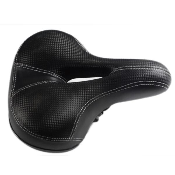 Comfortable PU Leather Mountain Bike Seat Cushion Waterproof Road Wide Bicycle Saddle