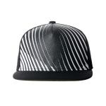 Hip Hop 5 Panel New Era Snapback Caps Custom Embroidery Logo 58cm