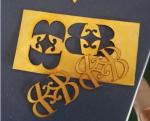 0.5mm Gold silver laser cutting machine, 100w Fiber laser cutting machine