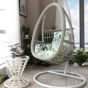 Wholesale Polyester Outdoor Single Seat Swing Chair OEM Logo Acceptable from china suppliers