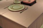 Solid Color 2-3ply Restaurant Paper Table Covers , 40*40cm Party Tablecloth Roll
