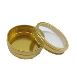 0.28mm 0.3mm Thick Shallow Tin Can Containers Round Window Slip Lid Tin