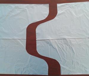 Wholesale S Cut HDPE Plastic Garbage Bags 10 Micron Gravure Printing 500 * 600mm from china suppliers
