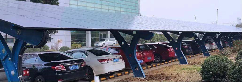 Solar parking steel structure Solar pv carport mounting brackets carport solar mounting system