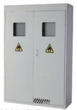 All Steel Single / Dual Gas Cylinder Cabinet Without Alarm/Combustible Alarm FW